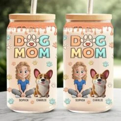A Fur Mom’s Love Is Forever - Dog & Cat Personalized Custom Glass Cup, Iced Coffee Cup - Gift For Pet Owners, Pet Lovers 8 A Fur Mom’s Love Is Forever - Dog & Cat Personalized Custom Glass Cup, Iced Coffee Cup - Gift For Pet Owners, Pet Lovers -Pawfect House Store 67b2ab1053dec