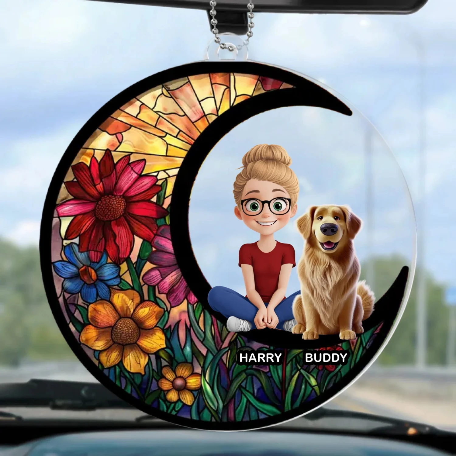 You’re My Daily Dose Of Happiness - Dog & Cat Personalized Custom Car Ornament - Acrylic Custom Shaped - Gift For Pet Owners, Pet Lovers 2 You’re My Daily Dose Of Happiness - Dog & Cat Personalized Custom Car Ornament - Acrylic Custom Shaped - Gift For Pet Owners, Pet Lovers - Image 2