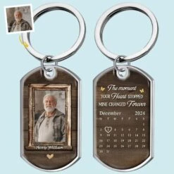 Custom Photo Your Spirit Shines On - Memorial Personalized Custom Keychain - Sympathy Gift For Family Members