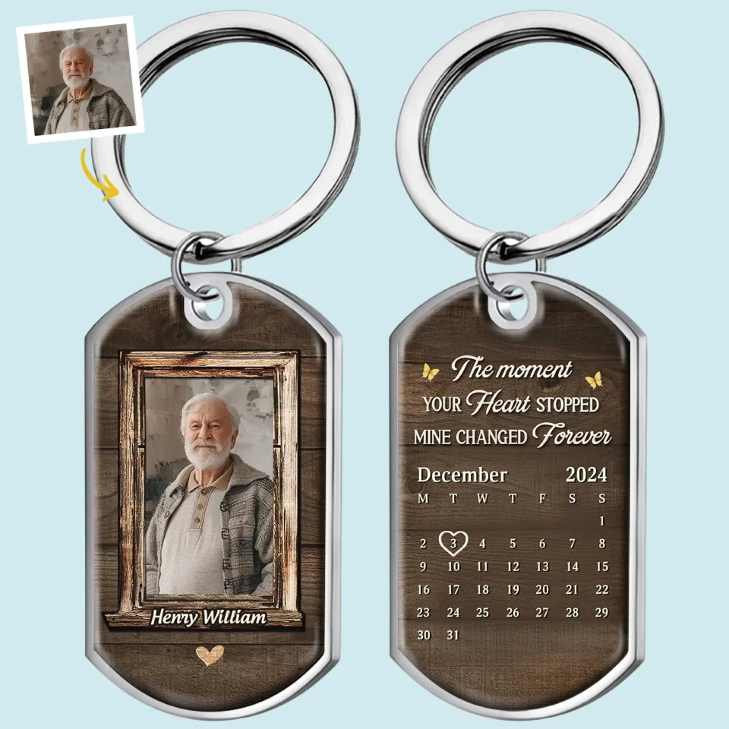 Custom Photo Your Spirit Shines On - Memorial Personalized Custom Keychain - Sympathy Gift For Family Members 1 Custom Photo Your Spirit Shines On - Memorial Personalized Custom Keychain - Sympathy Gift For Family Members