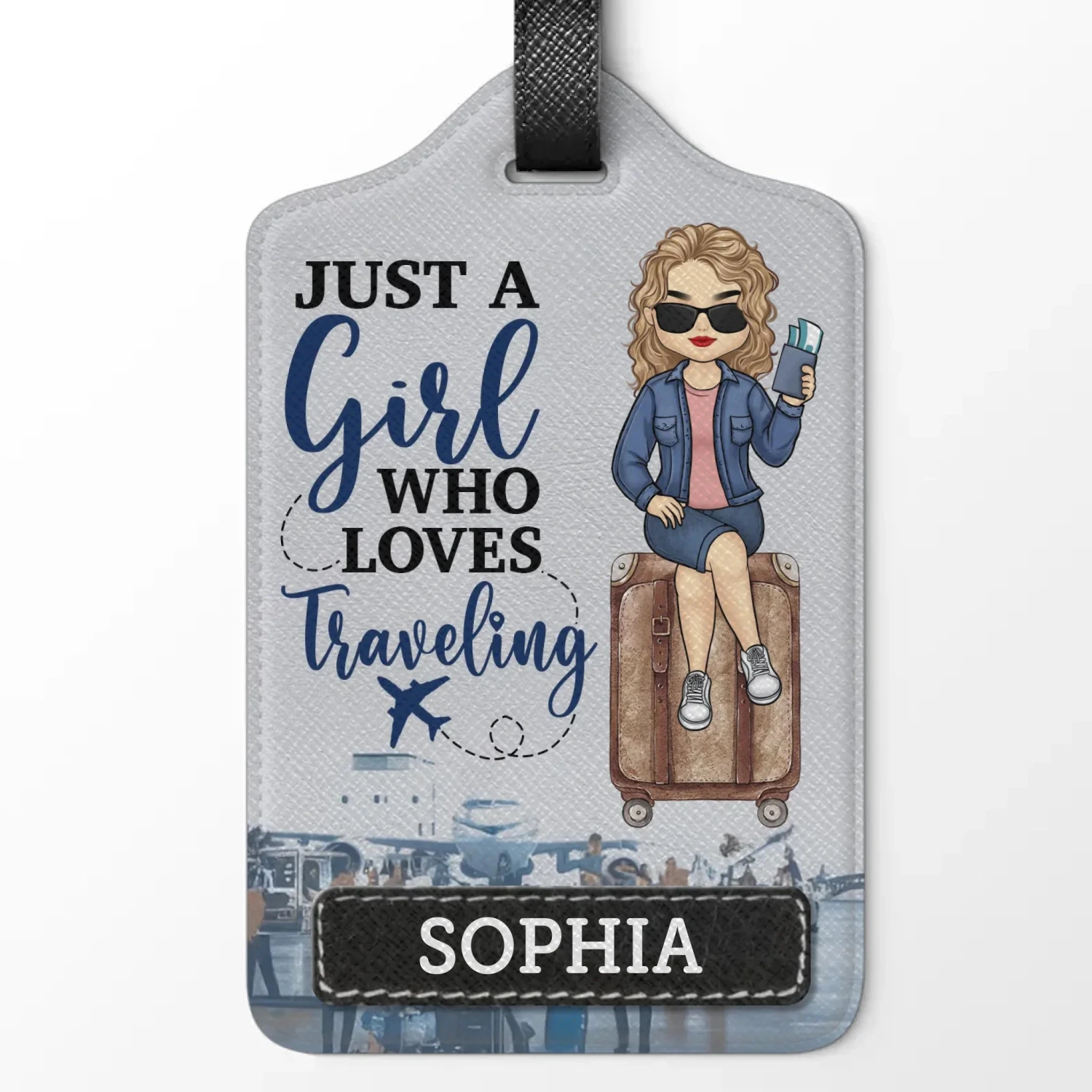 Keep Moving, Keep Exploring - Travel Personalized Custom Luggage Tag - Holiday Vacation Gift, Gift For Adventure Travel Lovers 2 Keep Moving, Keep Exploring - Travel Personalized Custom Luggage Tag - Holiday Vacation Gift, Gift For Adventure Travel Lovers - Image 2