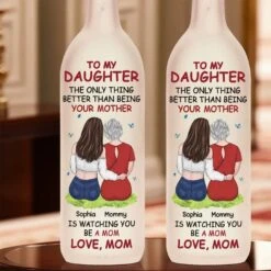 No One Loves Like A Mom - Family Personalized Custom Bottle Lamp - Gift For Mom, Daughter -Pawfect House Store 67b31ebfe31fd