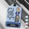 Go Where Your Heart Takes You - Travel Personalized Custom Luggage Tag - Holiday Vacation Gift, Gift For Adventure Travel Lovers