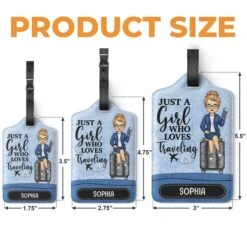 Go Where Your Heart Takes You - Travel Personalized Custom Luggage Tag - Holiday Vacation Gift, Gift For Adventure Travel Lovers -Pawfect House Store 67b3ec262acfb