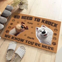 Home Protected By Paws - Dog Personalized Custom Home Decor Decorative Mat - House Warming Gift For Pet Owners, Pet Lovers 7 Home Protected By Paws - Dog Personalized Custom Home Decor Decorative Mat - House Warming Gift For Pet Owners, Pet Lovers -Pawfect House Store 67b407a34a746