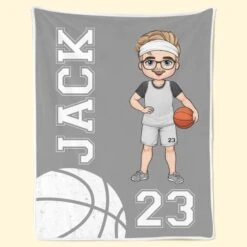 Heart On The Court - Personalized Custom Blanket - Gift For Sport Lovers, Sport Players 11 Heart On The Court - Personalized Custom Blanket - Gift For Sport Lovers, Sport Players -Pawfect House Store 67b4214b2199d