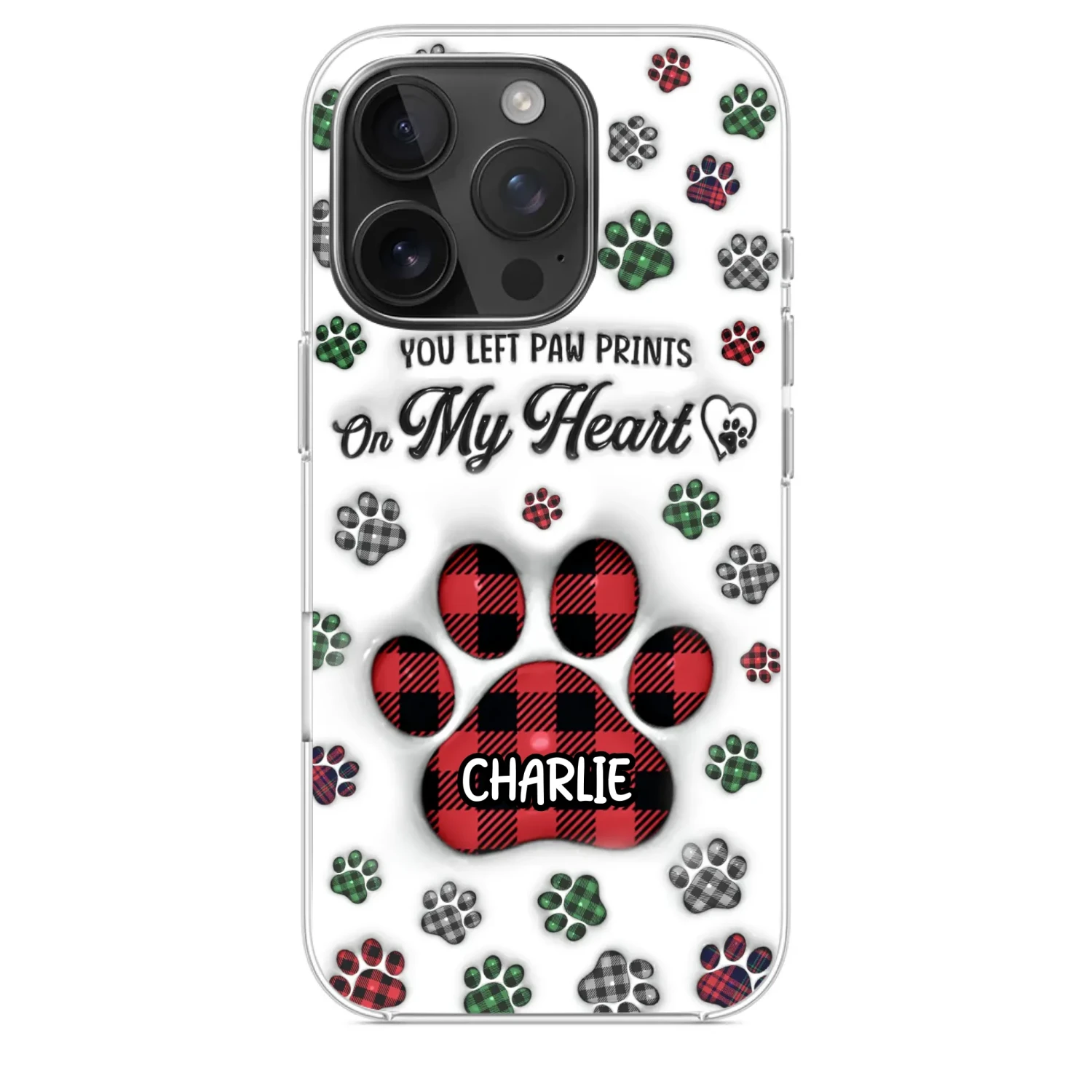 In Loving Memory Of Our Furry Friends - Memorial Personalized Custom 3D Inflated Effect Printed Clear Phone Case - Sympathy Gift, Christmas Gift For Pet Owners, Pet Lovers 5 In Loving Memory Of Our Furry Friends - Memorial Personalized Custom 3D Inflated Effect Printed Clear Phone Case - Sympathy Gift, Christmas Gift For Pet Owners, Pet Lovers - Image 5