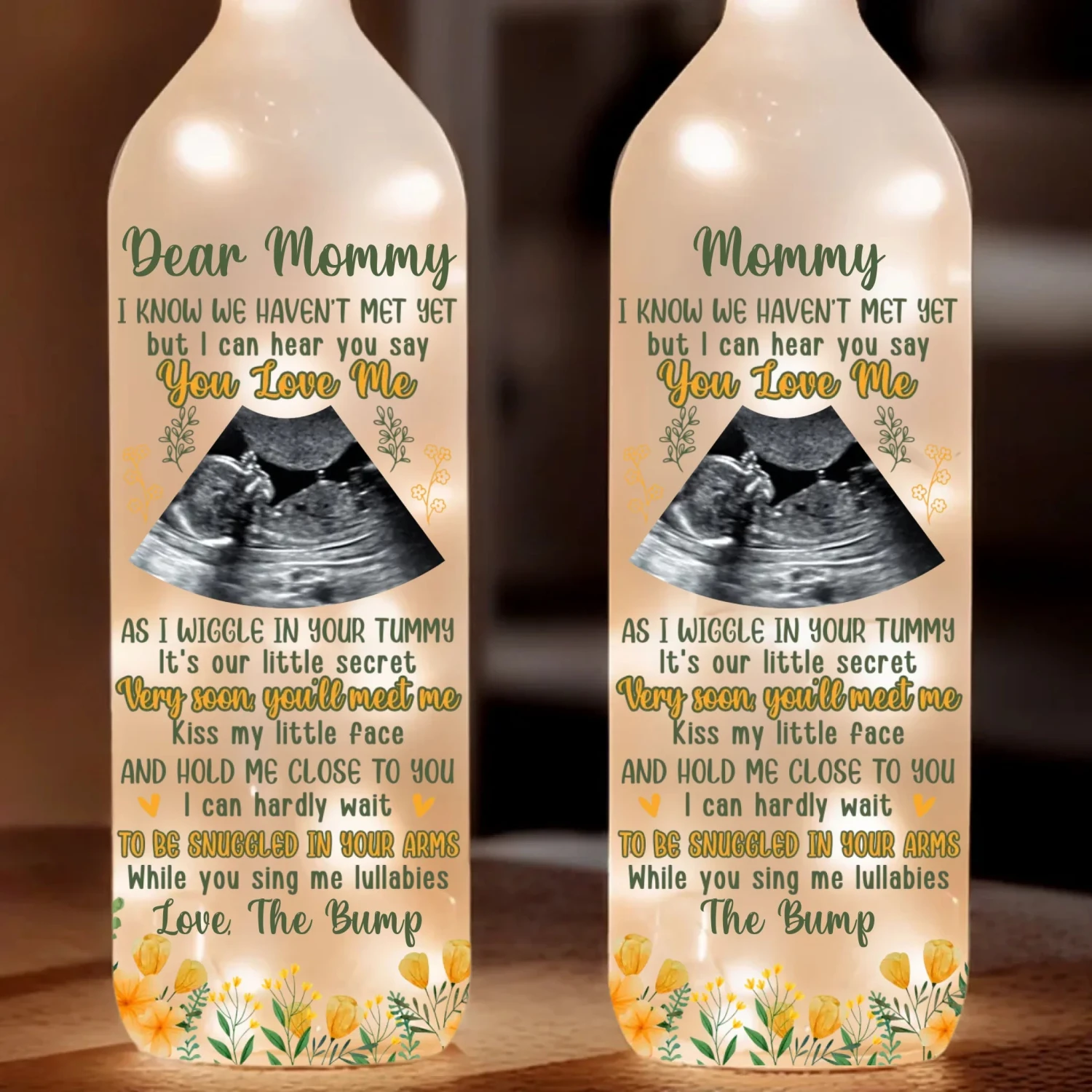 Custom Photo I Can Hear You Say You Love Me - Family Personalized Custom Bottle Lamp - Baby Shower Gift, Gift For First Mom 2 Custom Photo I Can Hear You Say You Love Me - Family Personalized Custom Bottle Lamp - Baby Shower Gift, Gift For First Mom - Image 2