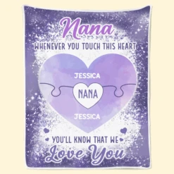 Forever Loving You - Family Personalized Custom Blanket - Gift For Mom, Grandma -Pawfect House Store 67b44412f3c7a