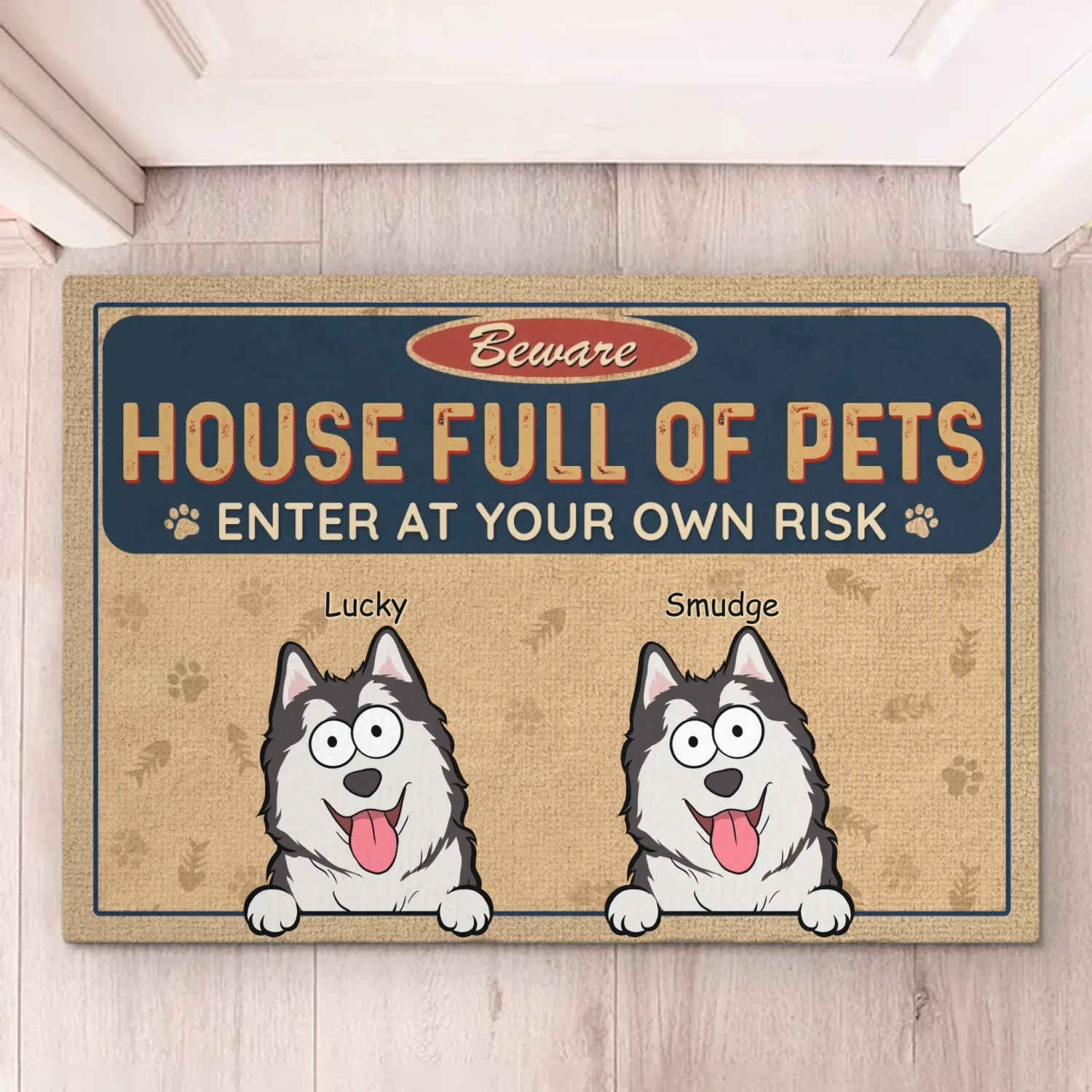 Home Is Where The Pets Are - Dog & Cat Personalized Custom Home Decor Decorative Mat - House Warming Gift For Pet Owners, Pet Lovers 6 Home Is Where The Pets Are - Dog & Cat Personalized Custom Home Decor Decorative Mat - House Warming Gift For Pet Owners, Pet Lovers - Image 6
