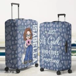 Perfect For The Traveler Who Follows Their Heart - Travel Personalized Custom Luggage Cover - Summer Vacation Gift, Gift For Adventure Travel Lovers 8 Perfect For The Traveler Who Follows Their Heart - Travel Personalized Custom Luggage Cover - Summer Vacation Gift, Gift For Adventure Travel Lovers -Pawfect House Store 67b47cc6bf0c1