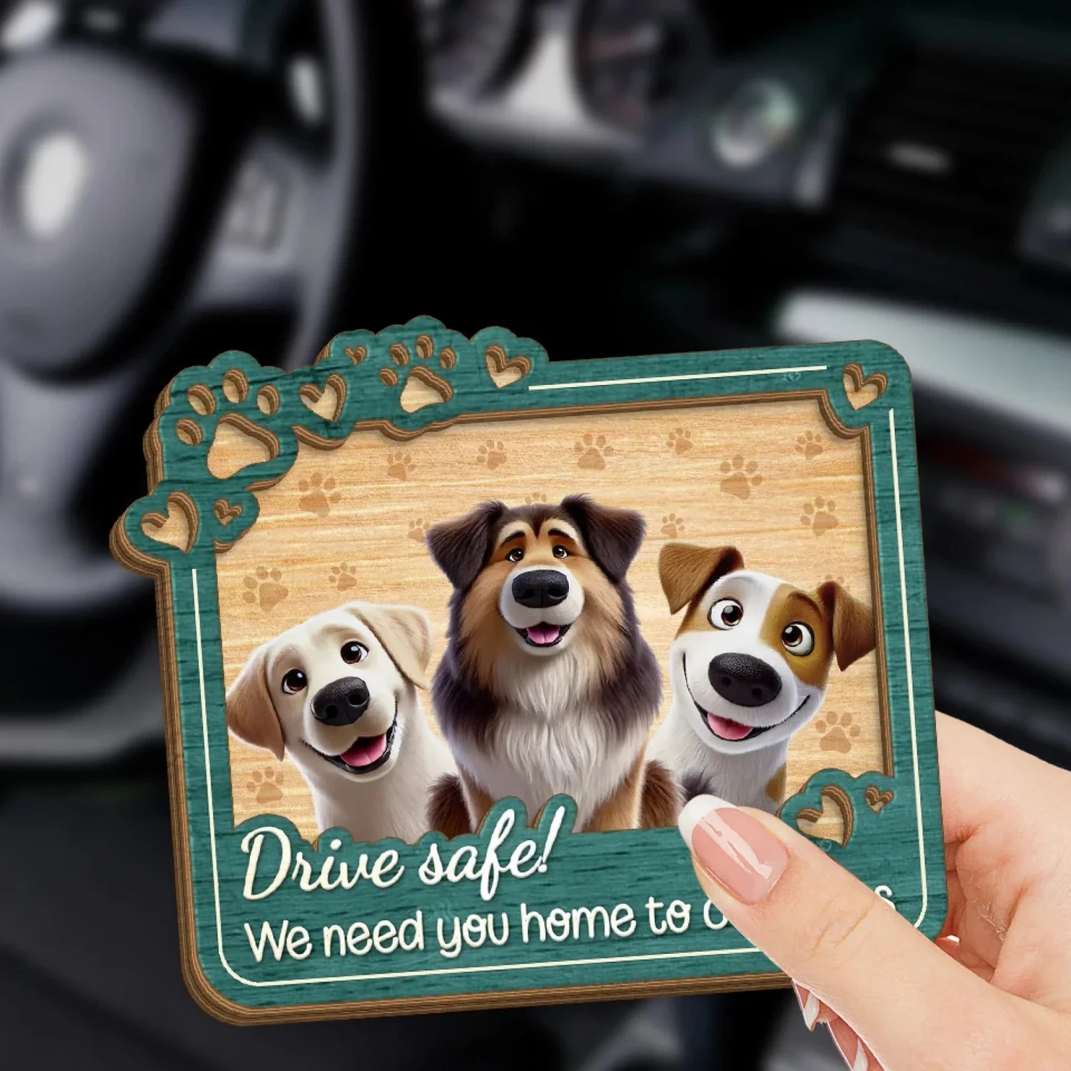 We Need You Home To Cuddle Us - Dog & Cat Personalized Custom Car Visor Clip - Gift For Pet Owners, Pet Lovers 3 We Need You Home To Cuddle Us - Dog & Cat Personalized Custom Car Visor Clip - Gift For Pet Owners, Pet Lovers - Image 3