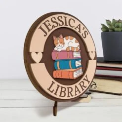 Sharp, Curious, And Always Learning - Family Personalized Custom 2-Layered Wooden Plaque With Stand - Gift For Yourself, Best Friends, Siblings, Family Members -Pawfect House Store 67b544de8c6d8