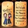 Life Is A Party, And You’re My Favorite Guest - Bestie Personalized Custom LED Candle - Christmas Gift For Best Friends, BFF, Sisters