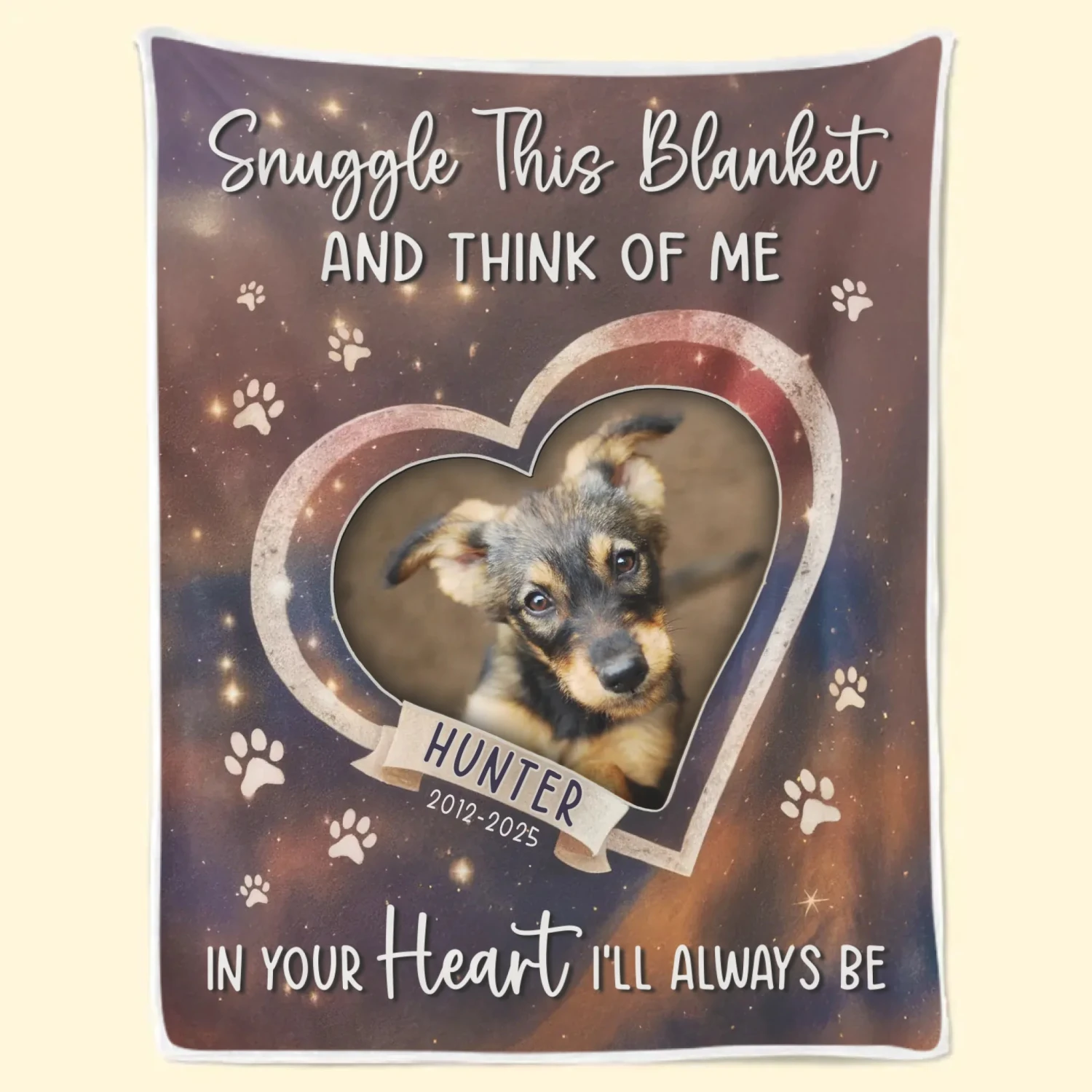 Custom Photo In Our Hearts, Your Love Still Shines - Memorial Personalized Custom Blanket - Sympathy Gift For Pet Owners, Pet Lovers 2 Custom Photo In Our Hearts, Your Love Still Shines - Memorial Personalized Custom Blanket - Sympathy Gift For Pet Owners, Pet Lovers - Image 2