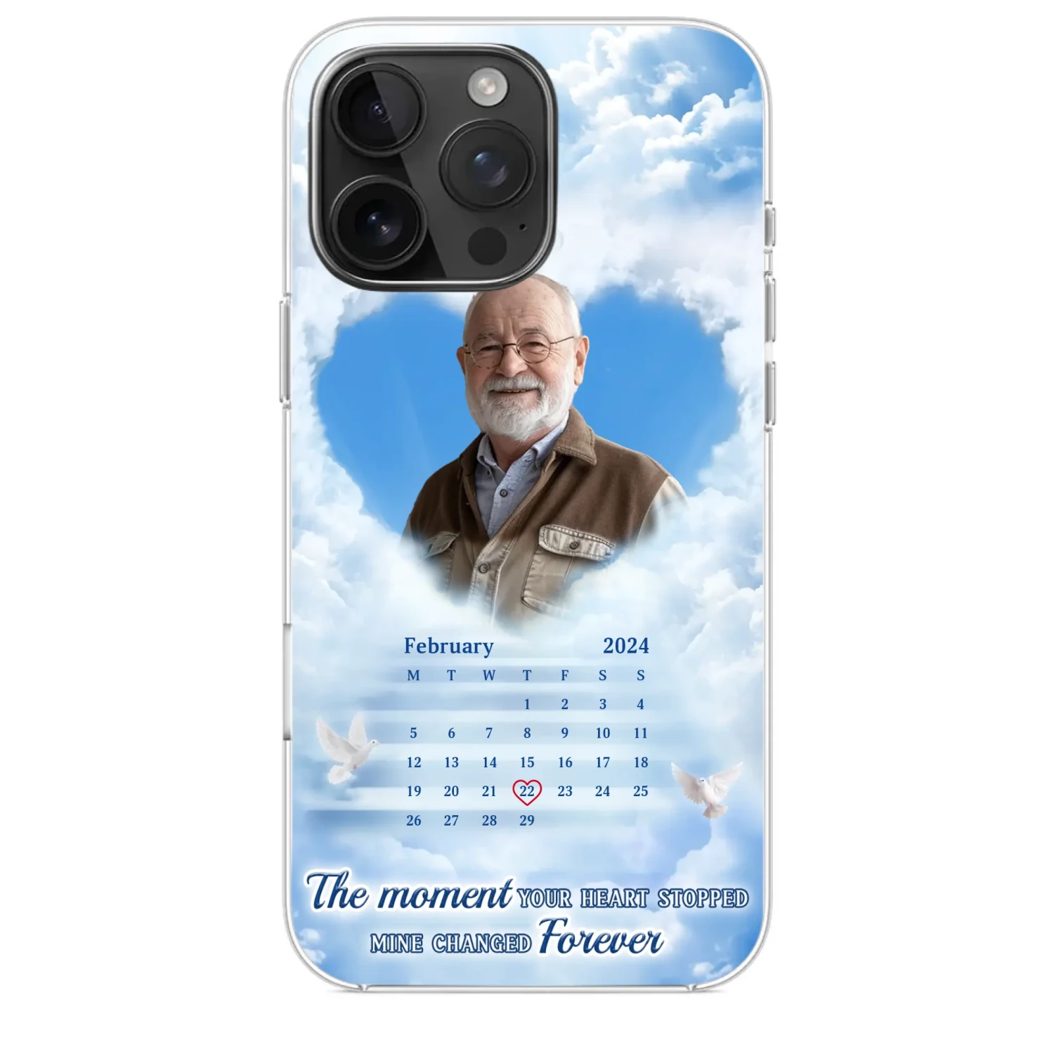 Custom Photo We Carry You With Us Always - Memorial Personalized Custom Clear Phone Case - Sympathy Gift For Family Members 2 Custom Photo We Carry You With Us Always - Memorial Personalized Custom Clear Phone Case - Sympathy Gift For Family Members - Image 2