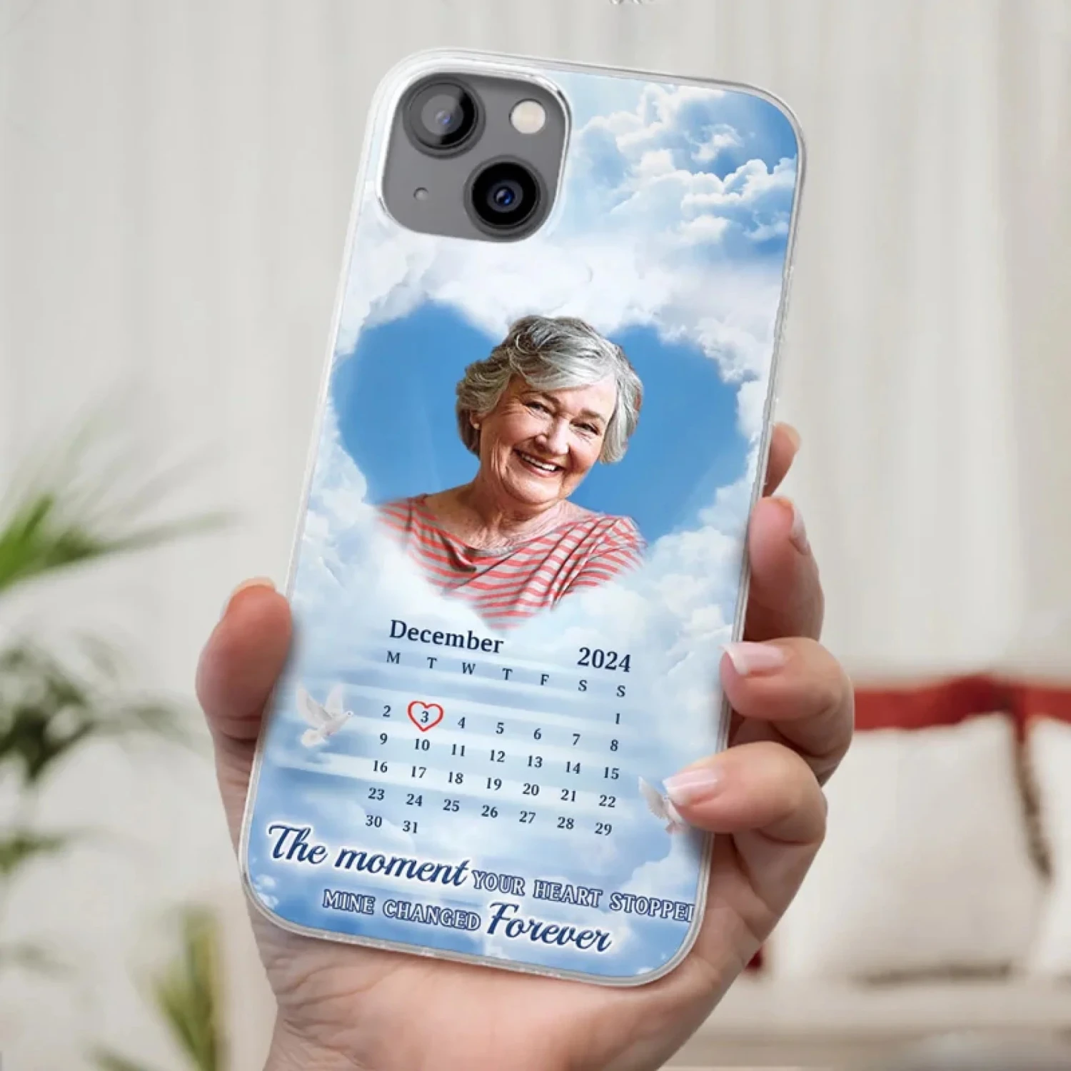 Custom Photo We Carry You With Us Always - Memorial Personalized Custom Clear Phone Case - Sympathy Gift For Family Members 3 Custom Photo We Carry You With Us Always - Memorial Personalized Custom Clear Phone Case - Sympathy Gift For Family Members - Image 3