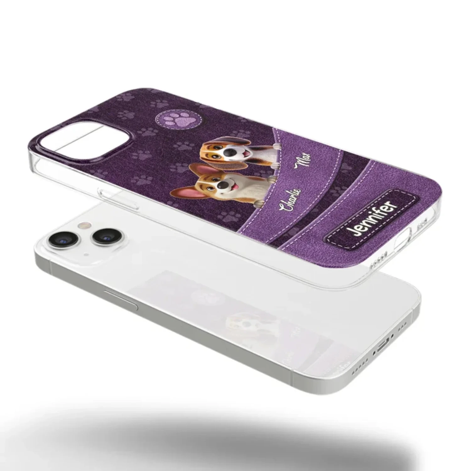 Furry Friends Make Life Better - Dog & Cat Personalized Custom Clear Phone Case - Gift For Pet Owners, Pet Lovers 4 Furry Friends Make Life Better - Dog & Cat Personalized Custom Clear Phone Case - Gift For Pet Owners, Pet Lovers - Image 4