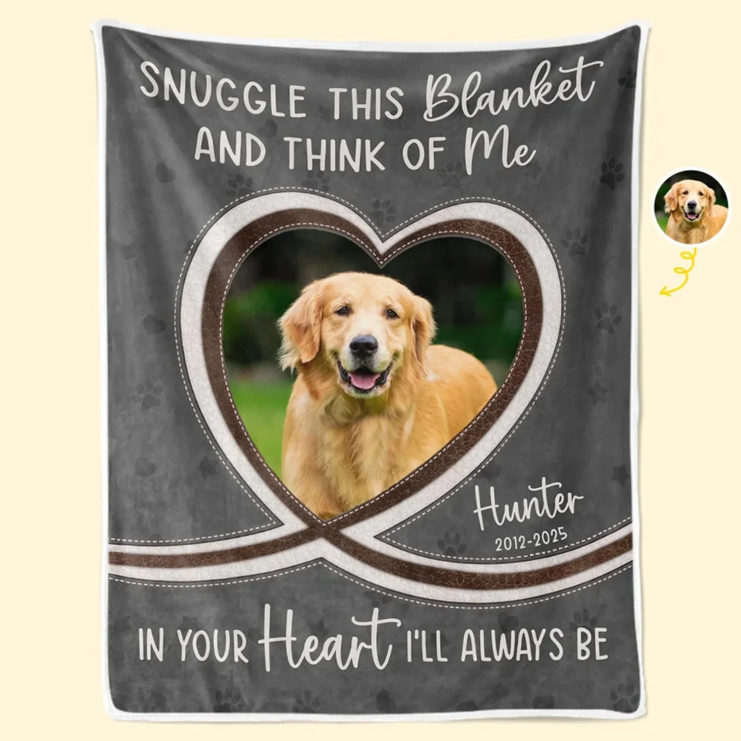 Custom Photo You Were Family - Memorial Personalized Custom Blanket - Sympathy Gift For Pet Owners, Pet Lovers 6 Custom Photo You Were Family - Memorial Personalized Custom Blanket - Sympathy Gift For Pet Owners, Pet Lovers - Image 6