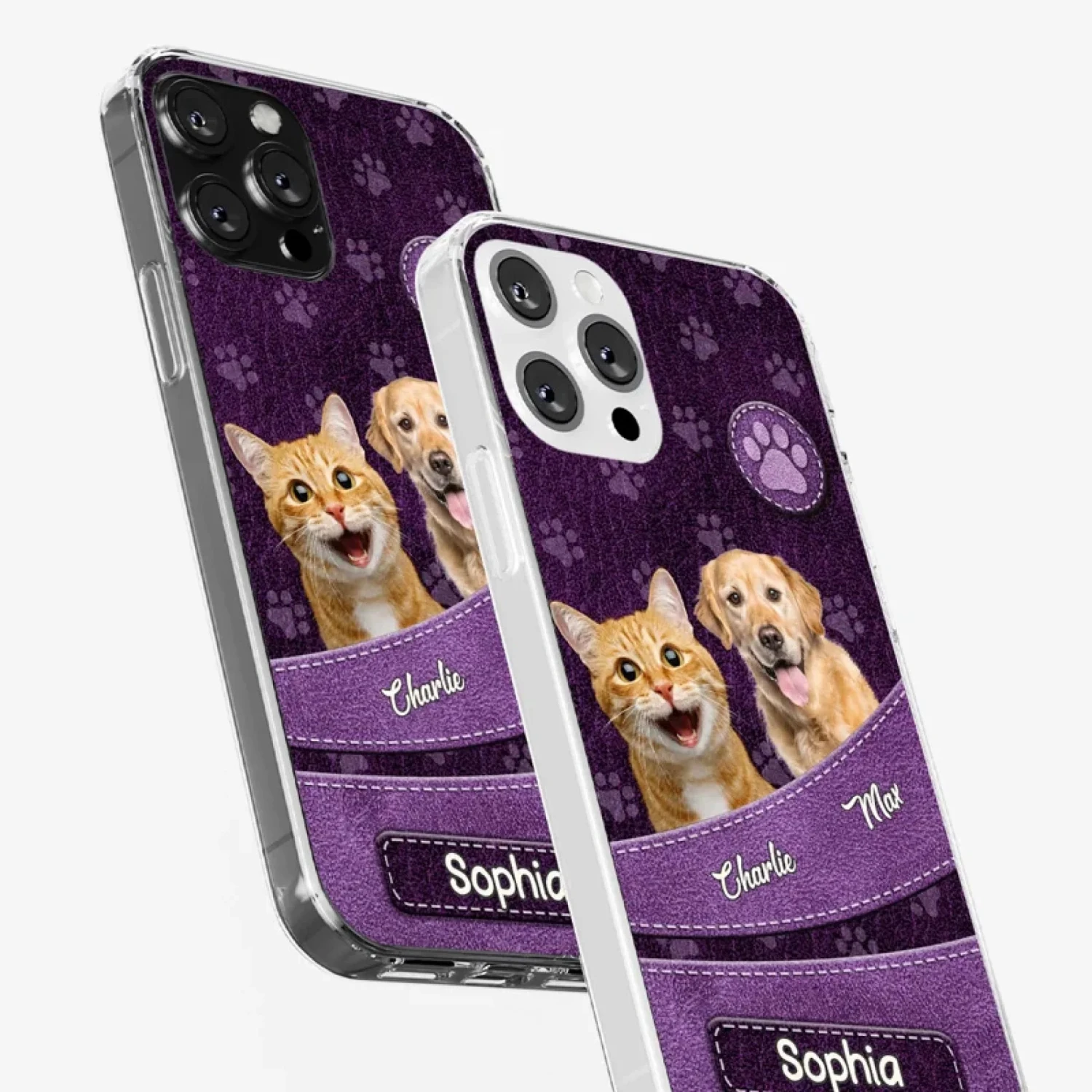 Custom Photo Unconditional Love Has Four Paws - Dog & Cat Personalized Custom Clear Phone Case - Gift For Pet Owners, Pet Lovers 5 Custom Photo Unconditional Love Has Four Paws - Dog & Cat Personalized Custom Clear Phone Case - Gift For Pet Owners, Pet Lovers - Image 5