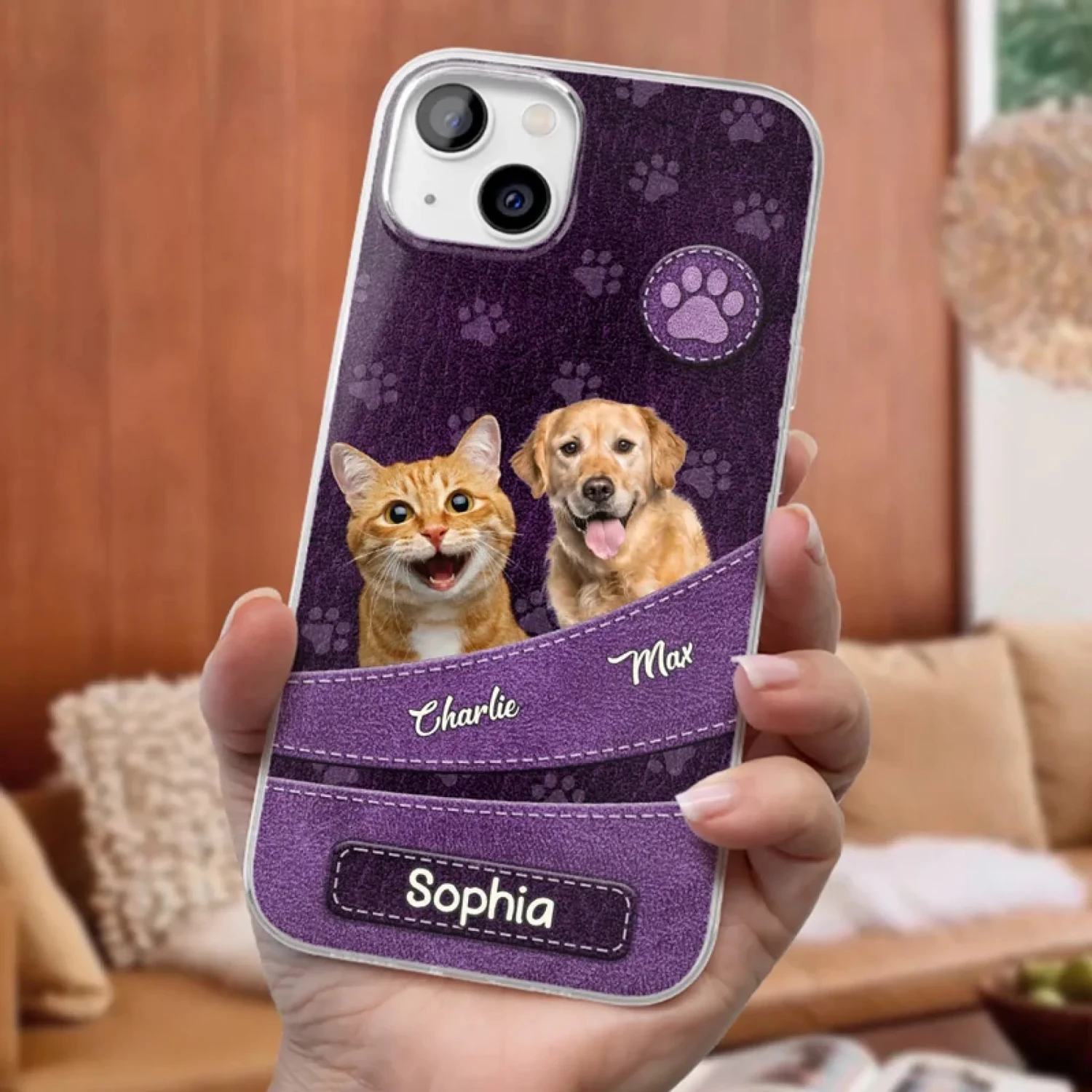 Custom Photo Unconditional Love Has Four Paws - Dog & Cat Personalized Custom Clear Phone Case - Gift For Pet Owners, Pet Lovers 3 Custom Photo Unconditional Love Has Four Paws - Dog & Cat Personalized Custom Clear Phone Case - Gift For Pet Owners, Pet Lovers - Image 3