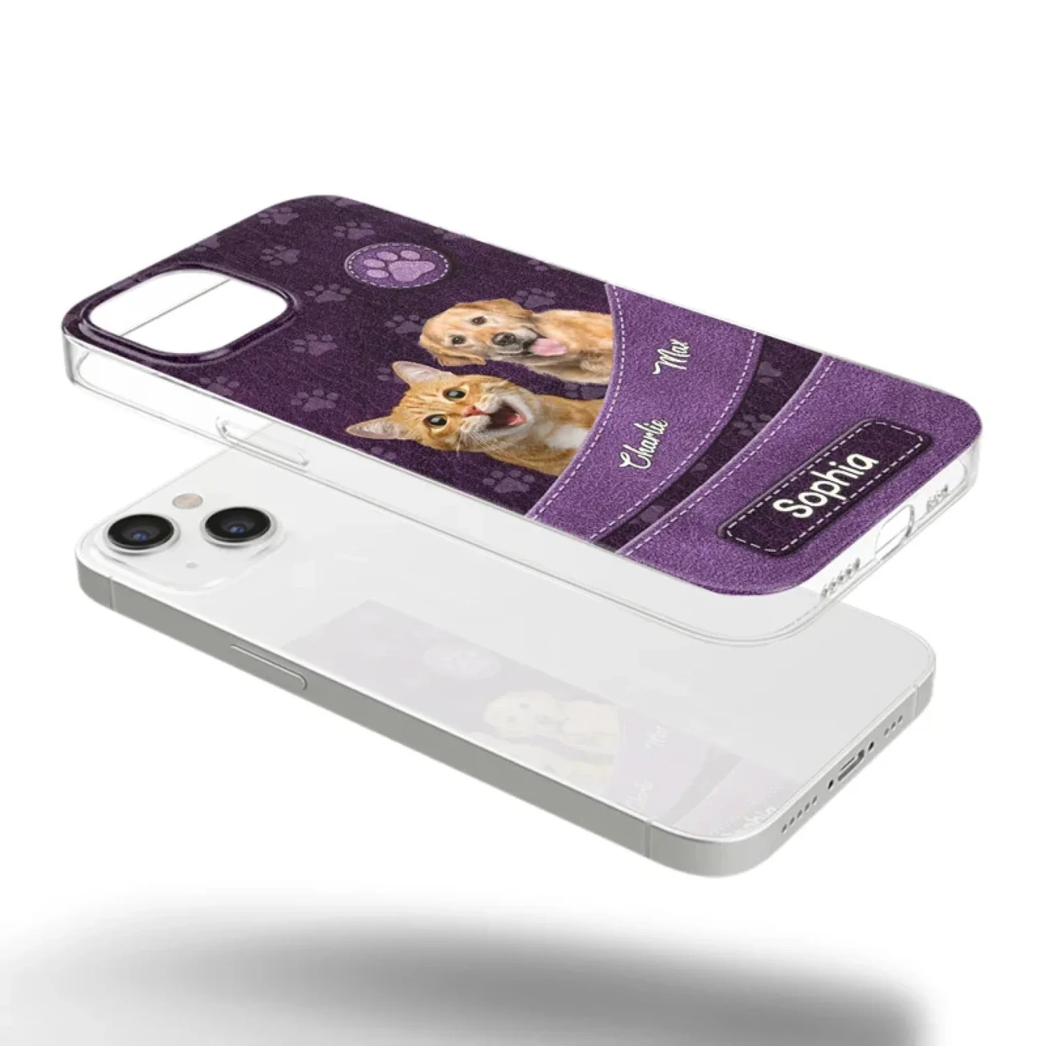 Custom Photo Unconditional Love Has Four Paws - Dog & Cat Personalized Custom Clear Phone Case - Gift For Pet Owners, Pet Lovers 4 Custom Photo Unconditional Love Has Four Paws - Dog & Cat Personalized Custom Clear Phone Case - Gift For Pet Owners, Pet Lovers - Image 4