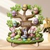 Grandma’s Love Is Deep-rooted - Family Personalized Custom 2-Layered Wooden Plaque With Stand - Easter Gift For Mom, Grandma