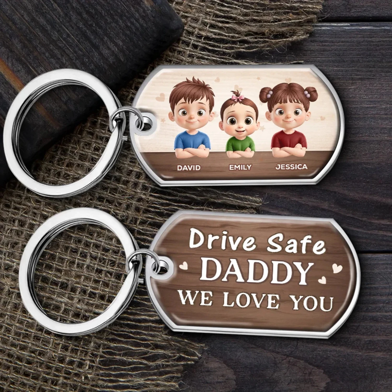 Heartfelt Gifts For Your Loved Ones - Family Personalized Custom Keychain - Gift For Family Members 4 Heartfelt Gifts For Your Loved Ones - Family Personalized Custom Keychain - Gift For Family Members - Image 4