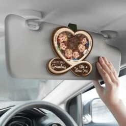 Grandma’s Road Is Paved With Love - Family Personalized Custom Car Visor Clip - Mother's Day, Gift For Mom, Grandma 7 Grandma’s Road Is Paved With Love - Family Personalized Custom Car Visor Clip - Mother's Day, Gift For Mom, Grandma -Pawfect House Store 67b7ff08df893