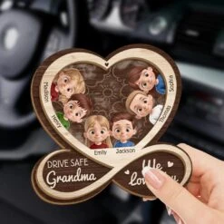 Grandma’s Road Is Paved With Love - Family Personalized Custom Car Visor Clip - Mother's Day, Gift For Mom, Grandma 6 Grandma’s Road Is Paved With Love - Family Personalized Custom Car Visor Clip - Mother's Day, Gift For Mom, Grandma -Pawfect House Store 67b7ff0a52c9c