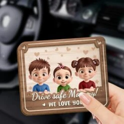 A Grandma’s Heart Never Drives Alone - Family Personalized Custom Car Visor Clip - Mother's Day, Gift For Mom, Grandma 6 A Grandma’s Heart Never Drives Alone - Family Personalized Custom Car Visor Clip - Mother's Day, Gift For Mom, Grandma -Pawfect House Store 67b81c628ad88