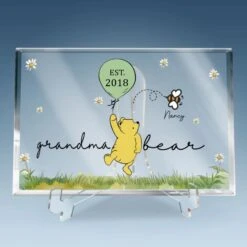 Grandma Bear And Her Sweet Honeybees - Family Personalized Custom Rectangle Shaped Acrylic Plaque - Mother's Day, Gift For Mom, Grandma 11 Grandma Bear And Her Sweet Honeybees - Family Personalized Custom Rectangle Shaped Acrylic Plaque - Mother's Day, Gift For Mom, Grandma -Pawfect House Store 67b85159f1e31