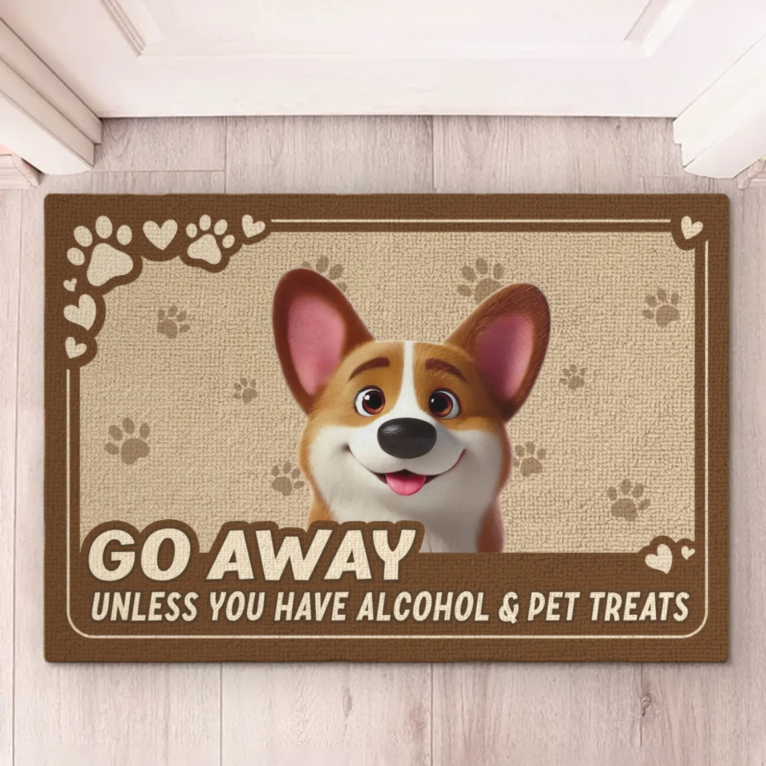 Humans Should Come With Treats - Dog & Cat Personalized Custom Home Decor Decorative Mat - House Warming Gift For Pet Owners, Pet Lovers 2 Humans Should Come With Treats - Dog & Cat Personalized Custom Home Decor Decorative Mat - House Warming Gift For Pet Owners, Pet Lovers - Image 2