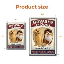 Dogs Are My Favorite People - Dog Personalized Custom 3D Inflated Effect Printed Home Decor Metal Sign - House Warming Gift For Pet Owners, Pet Lovers -Pawfect House Store 67bc31fbafd07