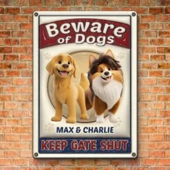 Dogs Are My Favorite People - Dog Personalized Custom 3D Inflated Effect Printed Home Decor Metal Sign - House Warming Gift For Pet Owners, Pet Lovers -Pawfect House Store 67bc31fbcc256