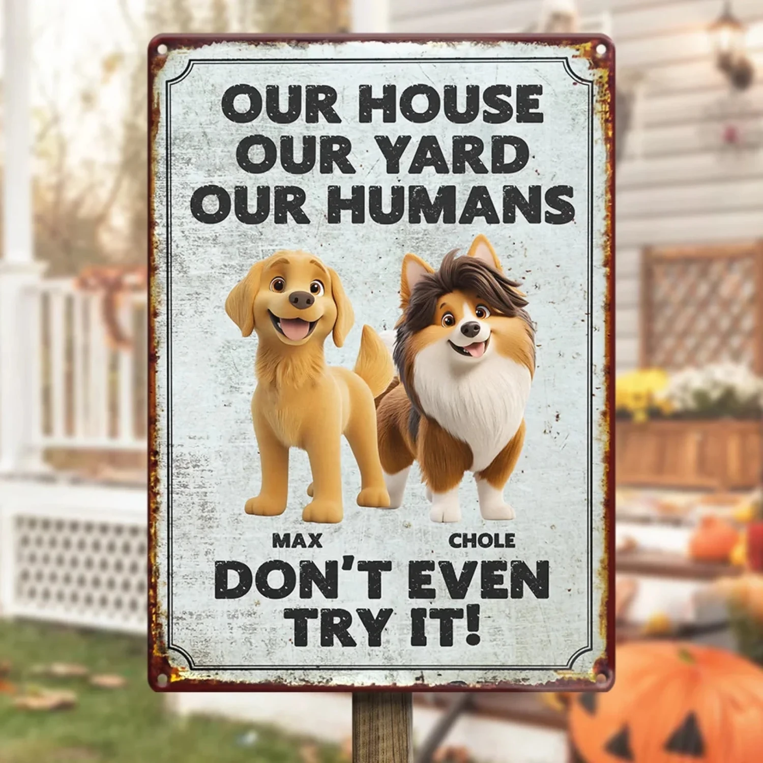 Keep Calm And Love Dogs - Dog Personalized Custom Home Decor Metal Sign - House Warming Gift For Pet Owners, Pet Lovers 4 Keep Calm And Love Dogs - Dog Personalized Custom Home Decor Metal Sign - House Warming Gift For Pet Owners, Pet Lovers - Image 4