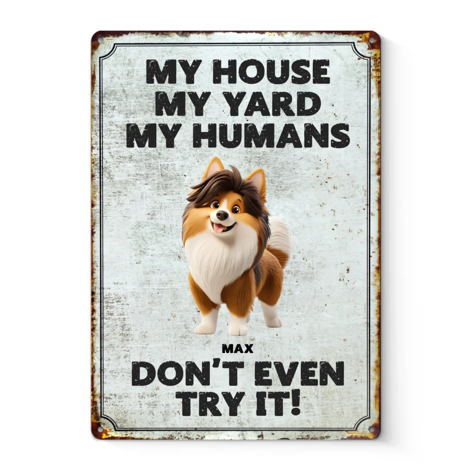 Keep Calm And Love Dogs - Dog Personalized Custom Home Decor Metal Sign - House Warming Gift For Pet Owners, Pet Lovers 2 Keep Calm And Love Dogs - Dog Personalized Custom Home Decor Metal Sign - House Warming Gift For Pet Owners, Pet Lovers - Image 2