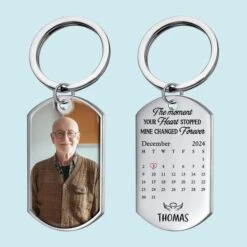 Custom Photo We Miss You Every Day - Memorial Personalized Custom Keychain - Sympathy Gift For Family Members