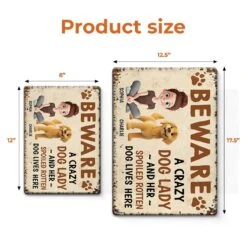 Dog Hair, Wet Noses & Endless Love Inside - Dog Personalized Custom Home Decor Metal Sign - House Warming Gift For Pet Owners, Pet Lovers -Pawfect House Store 67bd3eb5b4ffa