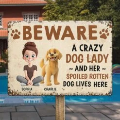 Dog Hair, Wet Noses & Endless Love Inside - Dog Personalized Custom Home Decor Metal Sign - House Warming Gift For Pet Owners, Pet Lovers -Pawfect House Store 67bd3ee18bf2b