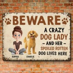 Dog Hair, Wet Noses & Endless Love Inside - Dog Personalized Custom Home Decor Metal Sign - House Warming Gift For Pet Owners, Pet Lovers -Pawfect House Store 67bd3ee1d1aed