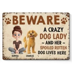 Dog Hair, Wet Noses & Endless Love Inside - Dog Personalized Custom Home Decor Metal Sign - House Warming Gift For Pet Owners, Pet Lovers