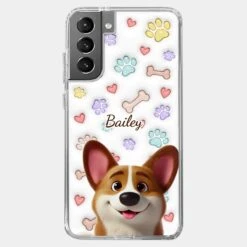 Four Paws, One Heart - Dog Personalized Custom 3D Inflated Effect Printed Clear Phone Case - Gift For Pet Owners, Pet Lovers 11 Four Paws, One Heart - Dog Personalized Custom 3D Inflated Effect Printed Clear Phone Case - Gift For Pet Owners, Pet Lovers -Pawfect House Store 67bd4942ecc14
