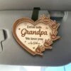 Drive With Love And Care - Family Personalized Custom Car Visor Clip - Gift For Family Members