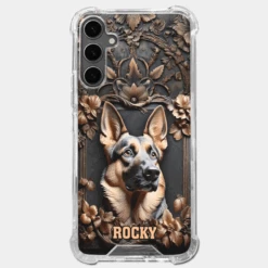 Pet Is Loyal Friend For Life - Dog Personalized Custom 3D Inflated Effect Printed Clear Phone Case - Gift For Pet Owners, Pet Lovers -Pawfect House Store 67bea2ff5aa80