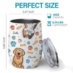 Life’s Better With Paws - Dog & Cat Personalized Custom 3D Inflated Effect Printed Wine Tumbler - Gift For Pet Owners, Pet Lovers 6 Life’s Better With Paws - Dog & Cat Personalized Custom 3D Inflated Effect Printed Wine Tumbler - Gift For Pet Owners, Pet Lovers -Pawfect House Store 67beaee974f18