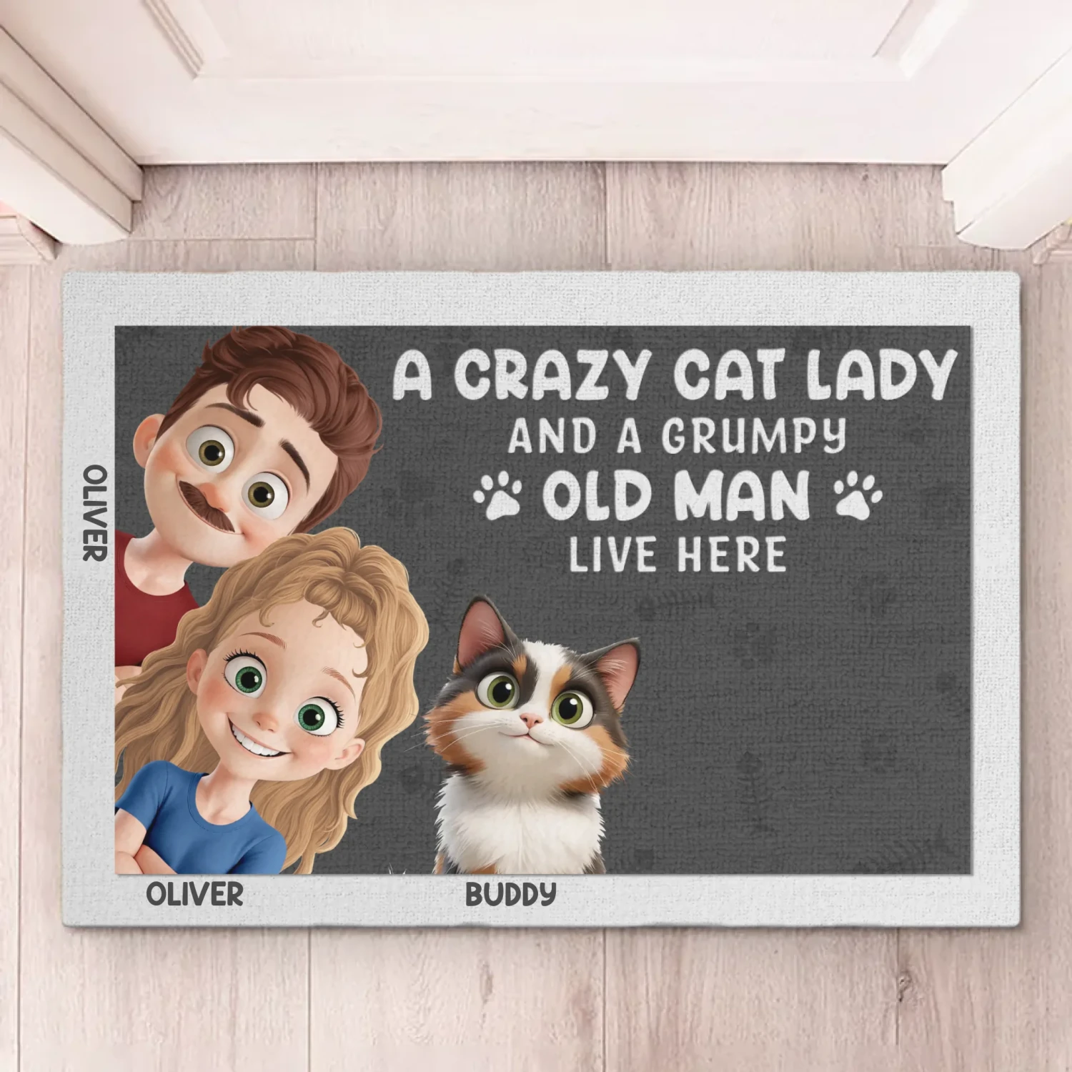 Home Is Where The Meows Are - Cat Personalized Custom Home Decor Decorative Mat - House Warming Gift For Pet Owners, Pet Lovers 3 Home Is Where The Meows Are - Cat Personalized Custom Home Decor Decorative Mat - House Warming Gift For Pet Owners, Pet Lovers - Image 3