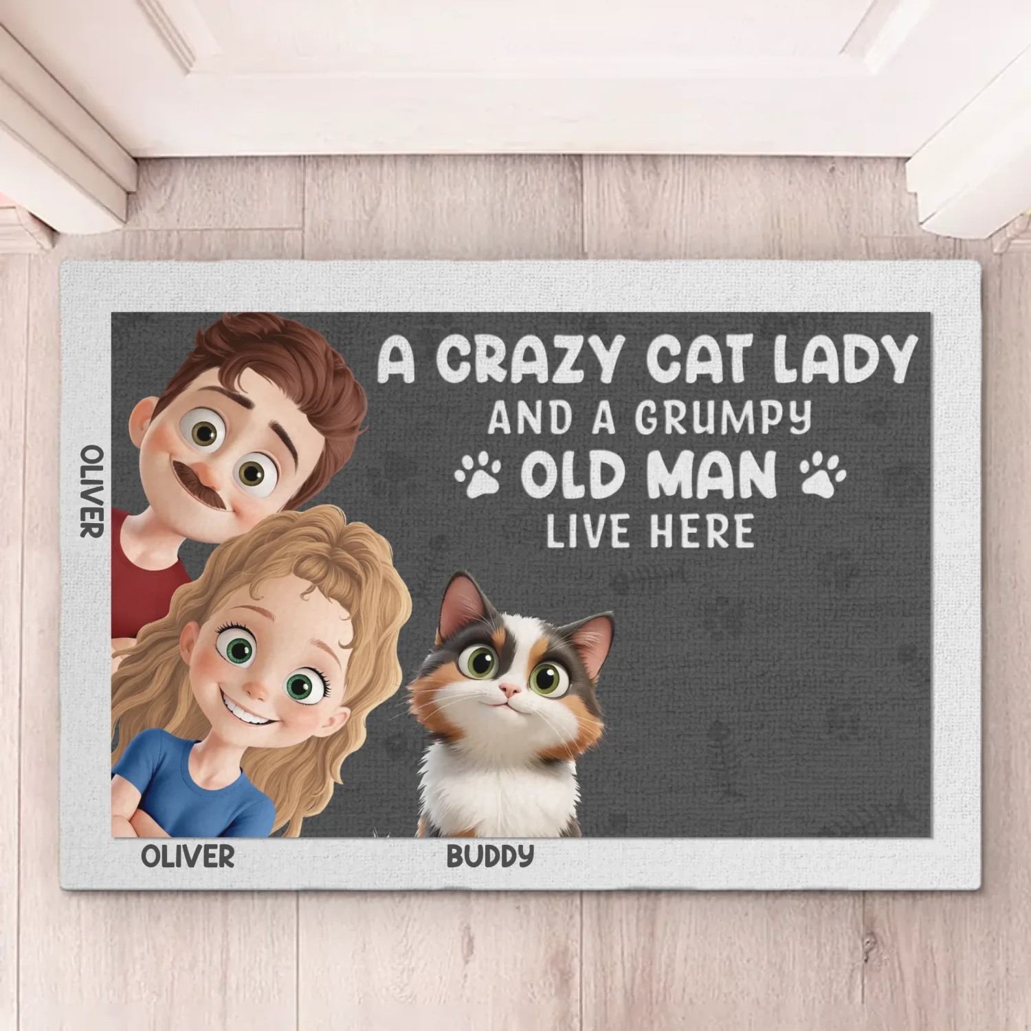 Home Is Where The Meows Are - Cat Personalized Custom Home Decor Decorative Mat - House Warming Gift For Pet Owners, Pet Lovers 6 Home Is Where The Meows Are - Cat Personalized Custom Home Decor Decorative Mat - House Warming Gift For Pet Owners, Pet Lovers - Image 6