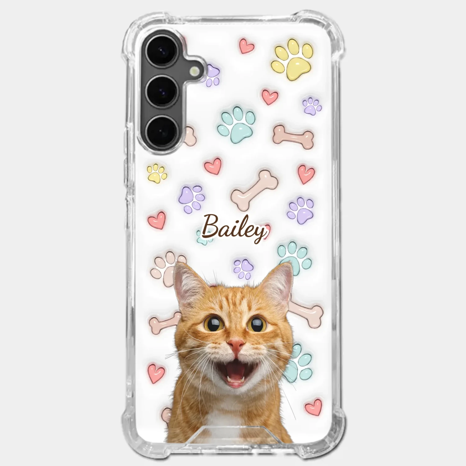 Custom Photo Keep Calm And Pet A Cat - Dog & Cat Personalized Custom 3D Inflated Effect Printed Clear Phone Case - Gift For Pet Owners, Pet Lovers 6 Custom Photo Keep Calm And Pet A Cat - Dog & Cat Personalized Custom 3D Inflated Effect Printed Clear Phone Case - Gift For Pet Owners, Pet Lovers - Image 6