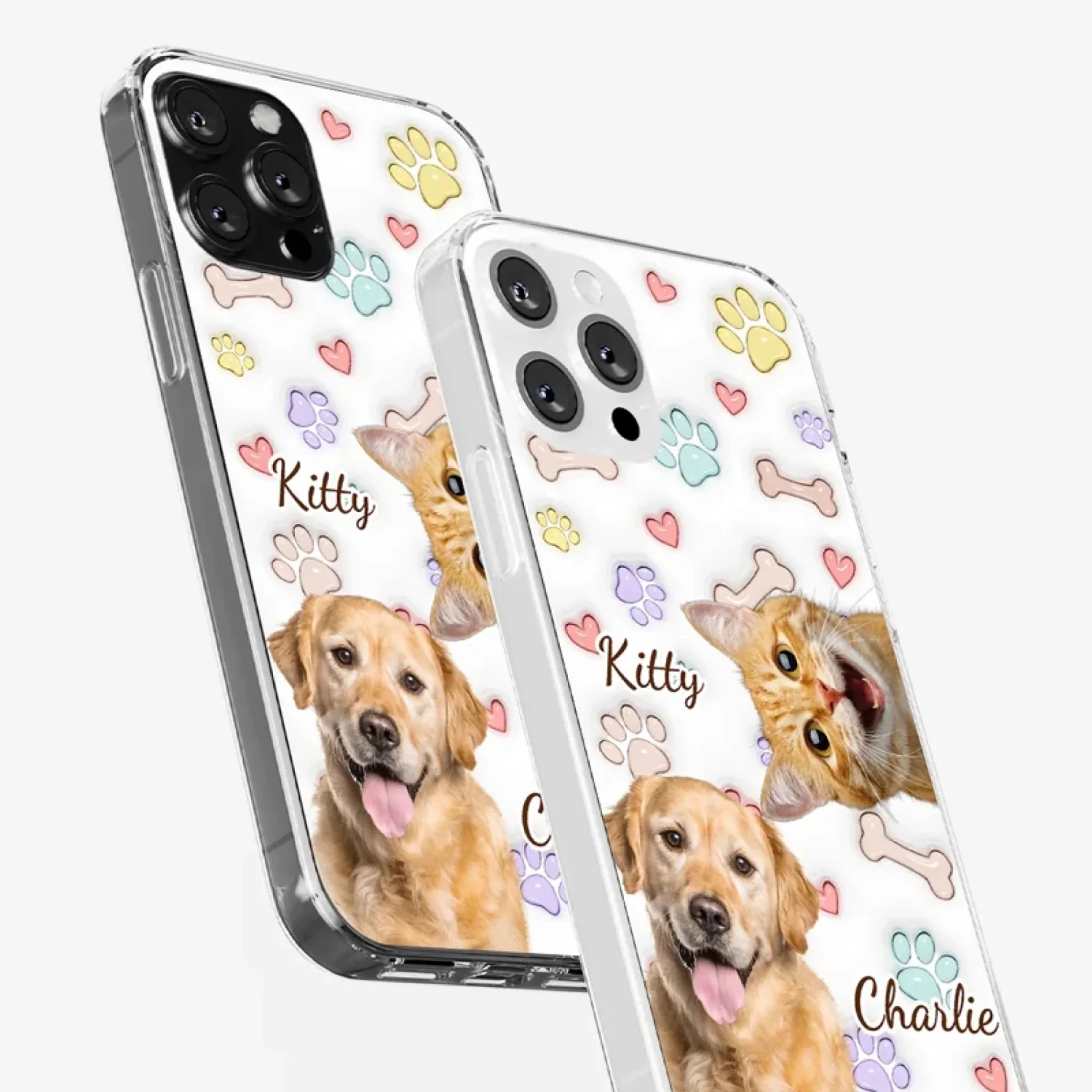 Custom Photo Keep Calm And Pet A Cat - Dog & Cat Personalized Custom 3D Inflated Effect Printed Clear Phone Case - Gift For Pet Owners, Pet Lovers 5 Custom Photo Keep Calm And Pet A Cat - Dog & Cat Personalized Custom 3D Inflated Effect Printed Clear Phone Case - Gift For Pet Owners, Pet Lovers - Image 5